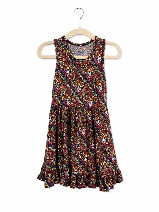 Lisa Frank x Posh Peanut Toddler Girl Swing Dress Sleeveless 3T-4T