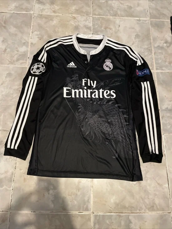 Real Madrid Adidas 2014 Yohji Yamamoto Dragon Francisco “ISCO” Suárez Jersey S/M