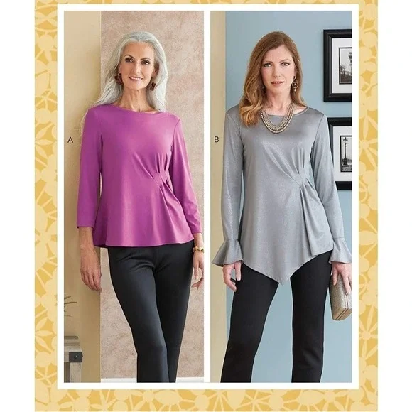Butterick Sewing Pattern 6788 10754 Top Misses Size XSM-MED