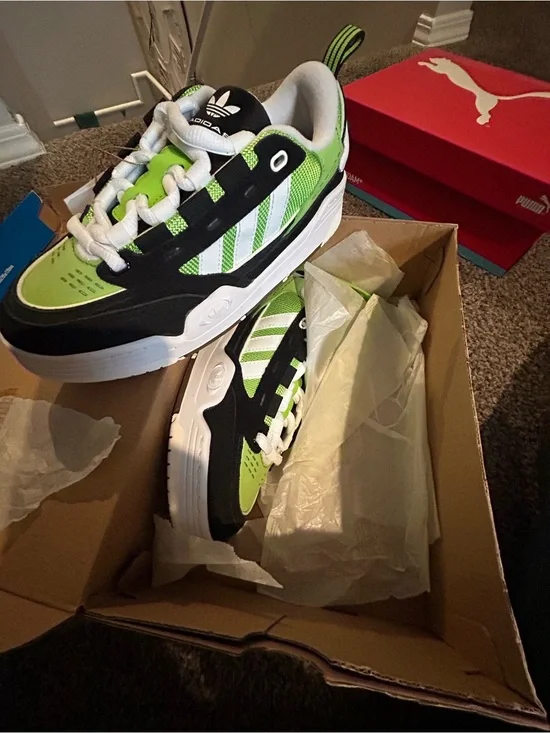 Size 6.5 Men's adidas Originals ADI2000 Sneakers GY5272 Semi Solar Green