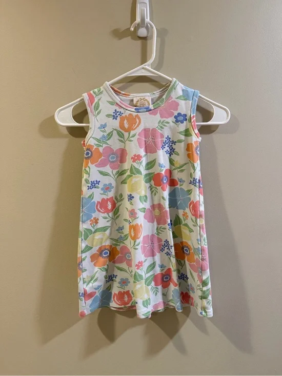 The Beaufort Bonnet Company Floral Tank Top - Pink, Orange, Blue, Yellow, Green