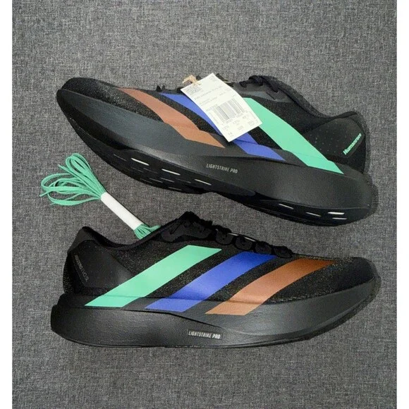 NWT adidas Pharrell x Adizero Evo SL Black Running Sneakers KI3392 Men’s Size 14