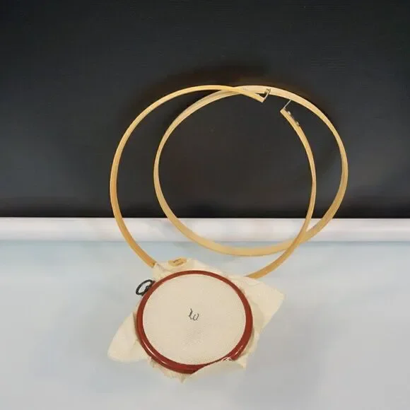Embroidery Hoops Bamboo Wooden Hoop Rings Home DIY Cross Stitch Tools