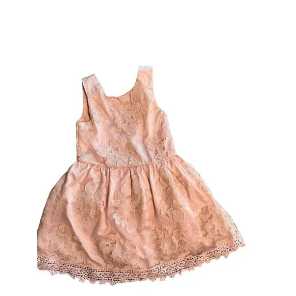 Catherine Malandrino Pink Girls Part Easter. Hristmas Lace‎ Dress 4T