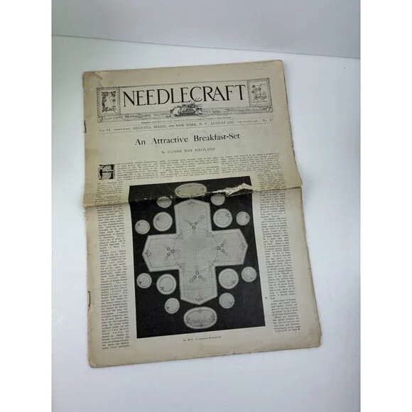 Needlecraft Devoted To Dressmaking Fancy Work Household Decoration 1915 No. 12