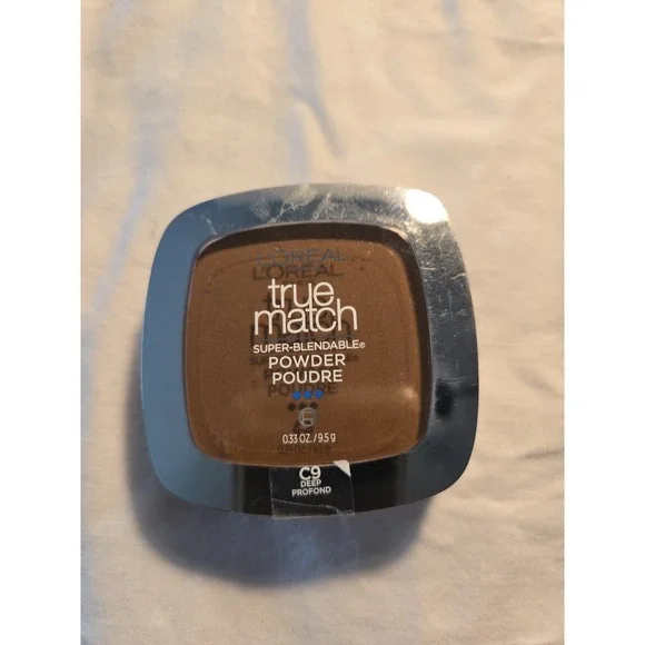 New L'Oréal True Match lot of 2 Super Blendable Powder‎ C9 Deep Profond 0.33 oz