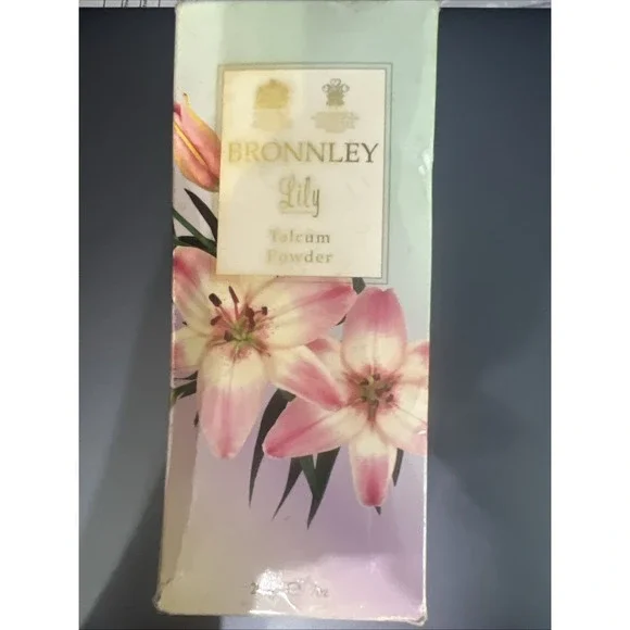 Bronnley - 200g 7 Oz Talcum Powder Lily Almond‎ New
