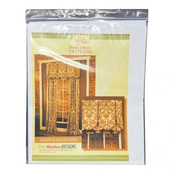 Vintage Eleanor Valance With Panels Pattern Uncut Pate Meadows 2000s