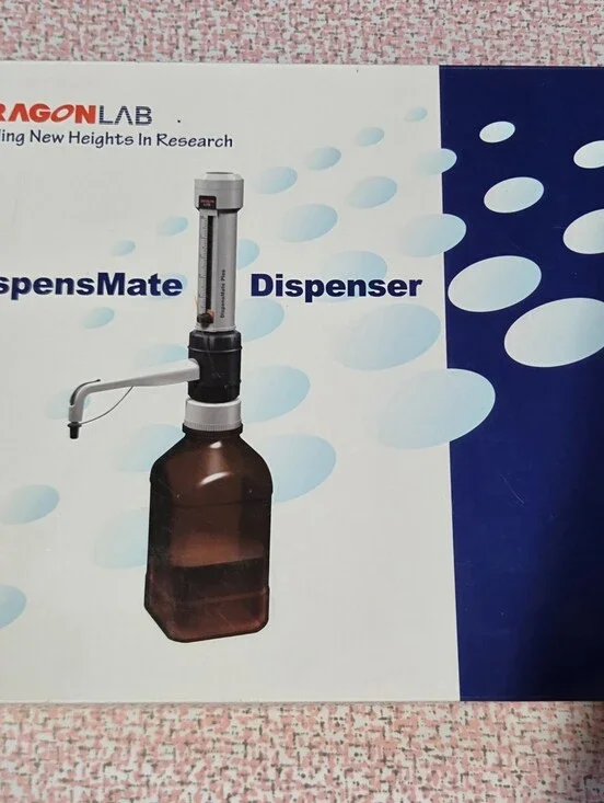 DragonLab DispensMate Plus Bottle-Top Dispenser 5-50ml Lab Liquid Handling