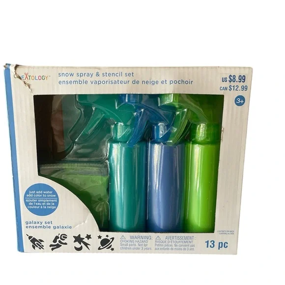 Creatology Snow Spray & Stencil Set