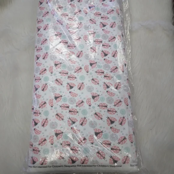 FABRIC Flannel Ladybugs, 100% Cotton Flannel, 8 Yard Sealed Bolt