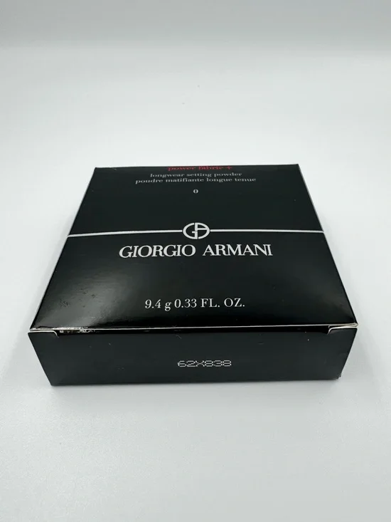 Giorgio Armani Power Fabric+ Setting Powder Shade 0 New