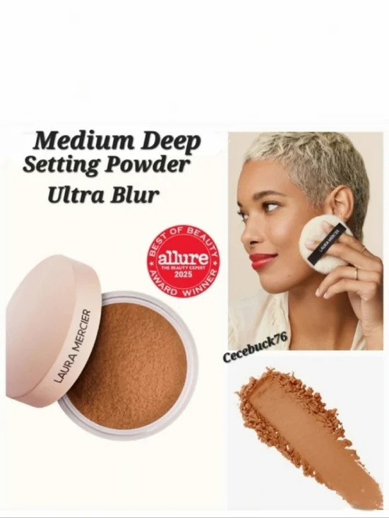 🌺Laura Mercier Medium Deep Translucent Loose Setting Powder Ultra Blur