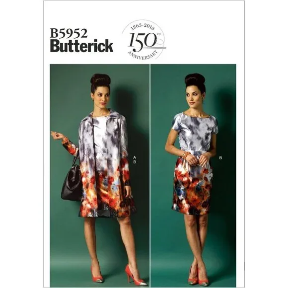 Butterick Sewing Pattern 5952 Dress‎ Jacket Misses Size 16-24