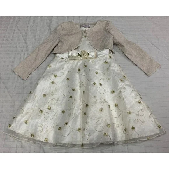 YOUNGLAND GIRLS DRESS 2 PIECE SIZE 3T