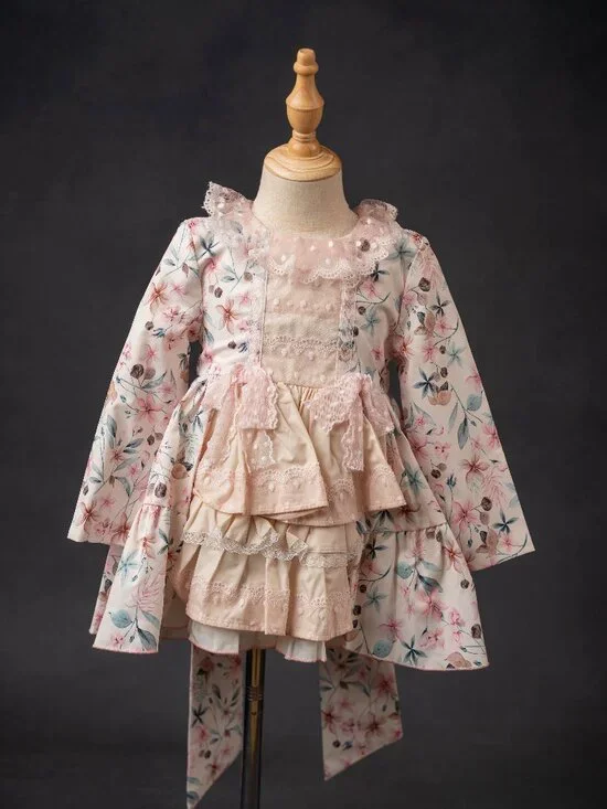 Pettigirl Spanish Style spring floral dress, new, size 3