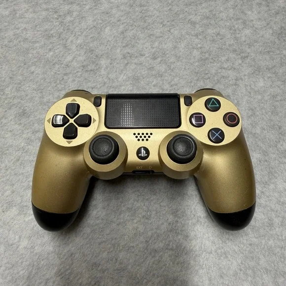 Sony PlayStation 4 PS4 DualShock 4 Wireless Controller Gold CUH-ZCT2U Tested