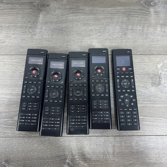 Control 4 System Remote Control Black C4-SR250B-Z-B Lot Of 5 Turn On