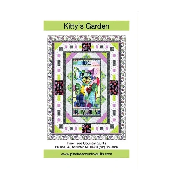 Kittys Garden Quilt Kit 53X71