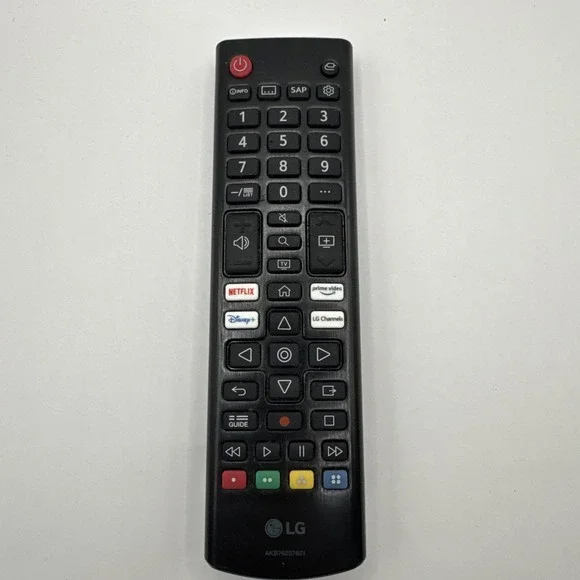 LG Remote Control AKB76040302 for Smart TV - Netflix Disney+ Buttons - Used