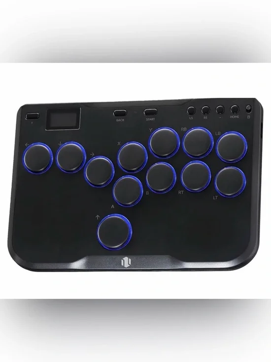 Haute42 Leverless Arcade Stick 12 Keys Controller Street Fight for PC/Ps3/Ps4/Sw