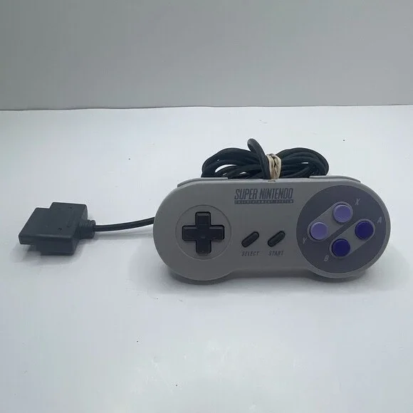 OEM Gray Nintendo Super Nintendo 16-Bit SNES Wired Controller SNS-005