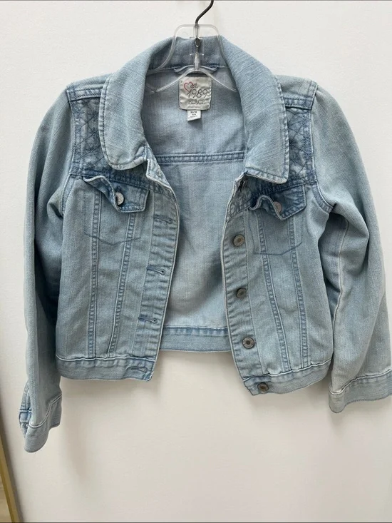 No Boundaries Light Blue Denim Jacket for Kids