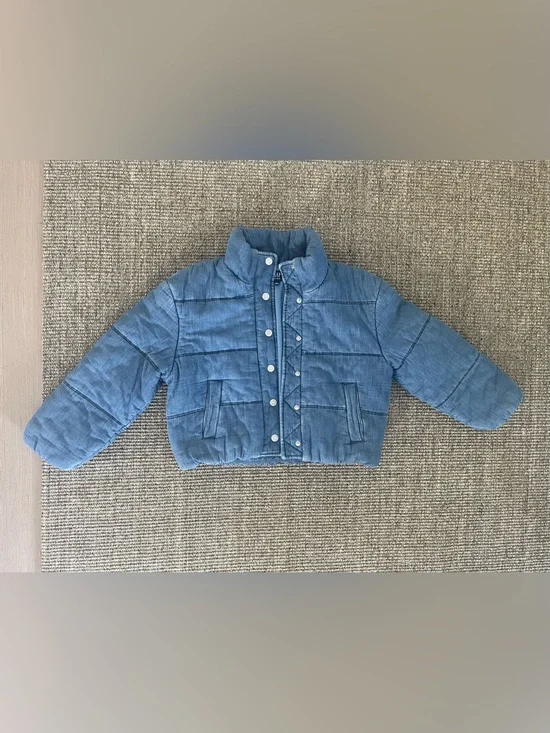 Fleece Lined Gap Denim Jacket