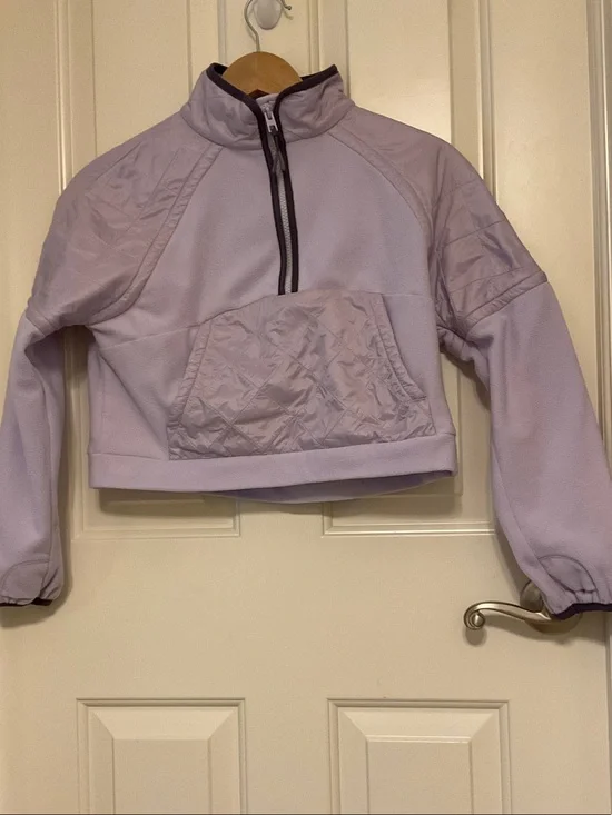 Athleta Lilac Pullover Puffer Jacket