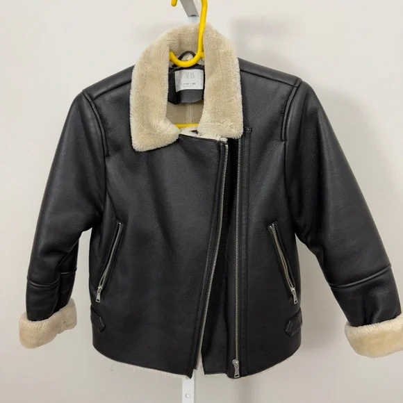 ZARA‎ Faux LEATHER JACKET KIDS SIZE 11–12