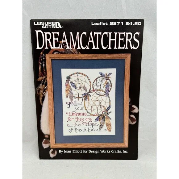 Leisure Arts Dreamcatchers Leaflet 2871 Cross Stitch Pattern Joan Elliott Design