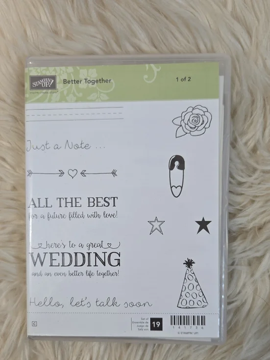 Stampin' Up! Better Togther Cling Mount Stamp Set