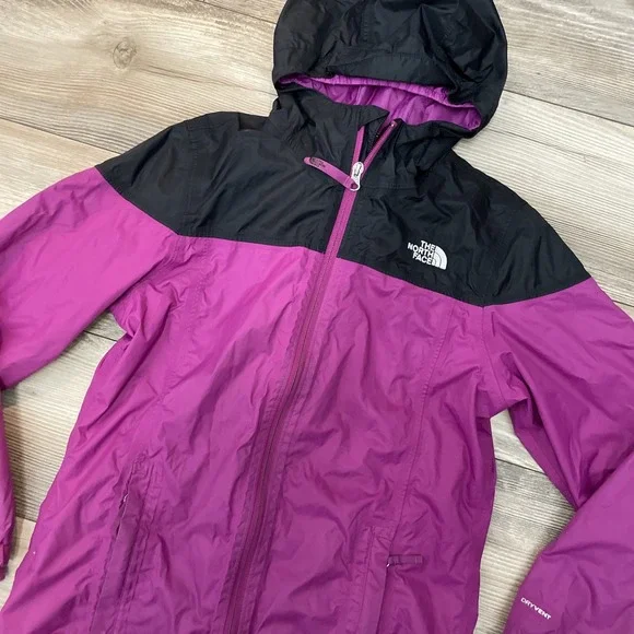 The North Face Girls‎ Dry Vent Waterproof 2 In 1 Jacket Fuchsia  Size L (10-12)