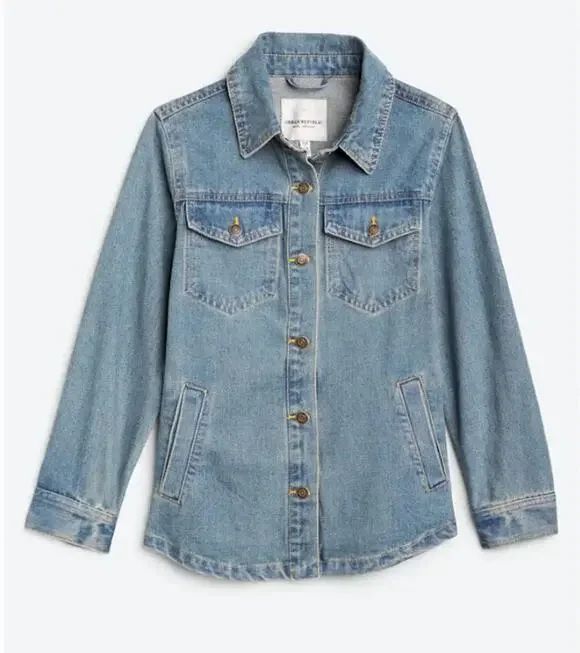 Urban Republic Harlie Denim Jacket Girls 7/8 NWT Classic Light Wash