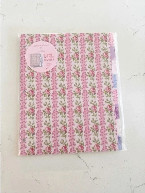 LoveShackFancy Notebook Tab Dividers- 8 Pk