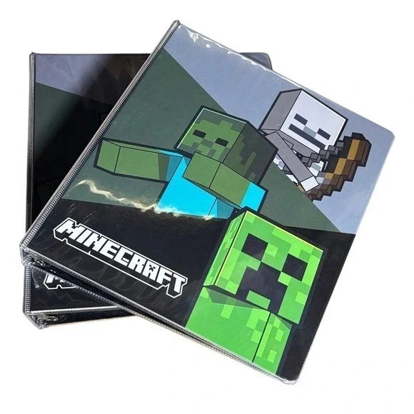 Minecraft Innovative Designs 3-Ring Licensed Vinyl Binder 2, 1