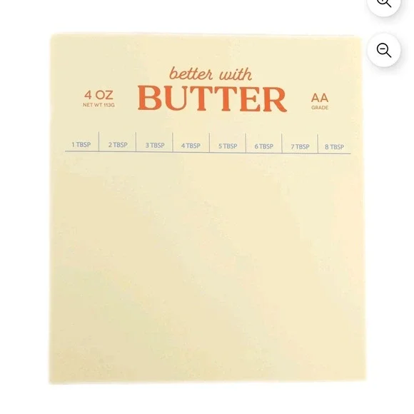 Pearhead 3-Ring Binder Yellow New Retro Butter Stick 1.5 Inch Gold Ring