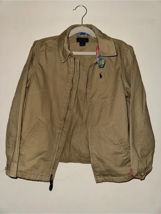‼️SALE‼️ Polo by Ralph Lauren Khaki Cotton Lightweight Jacket