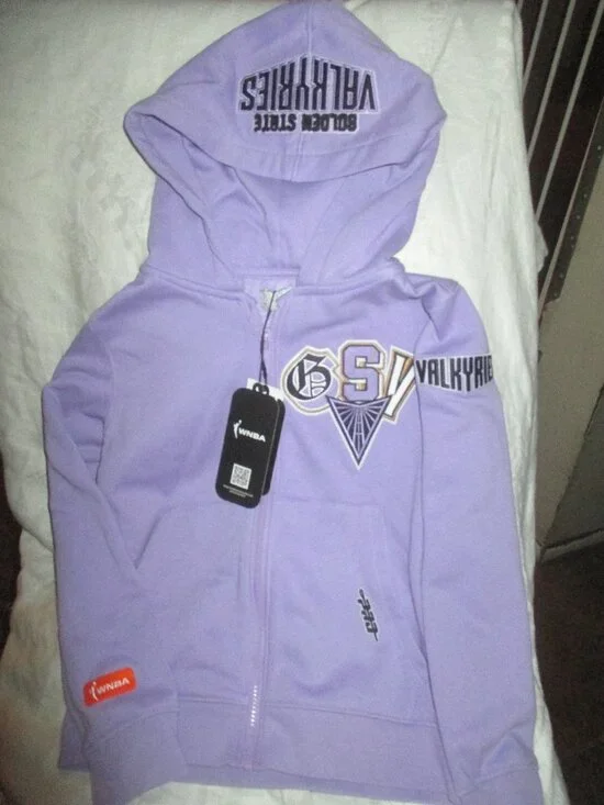 Pro Standard WNBA Golden State Valkyries Hooded Fleece Jacket YOUTH Small NEW