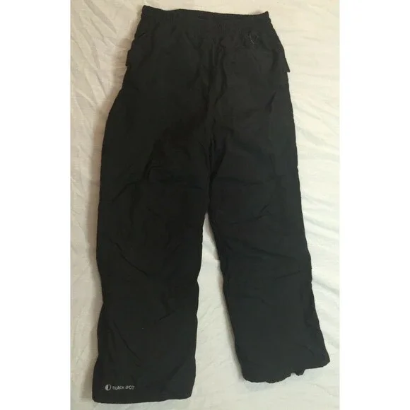 BLACK DOT BOYS GIRLS SNOW SKI NYLON PANTS SIZE YOUTH L