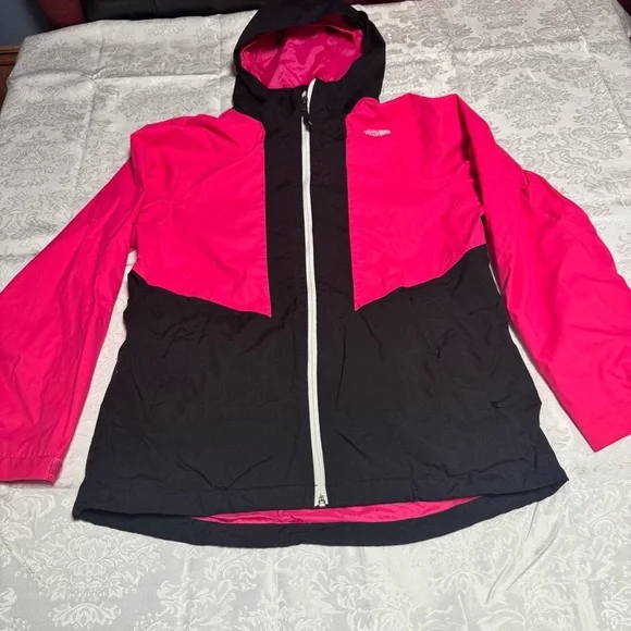 The North Face Kids' Pink and Black Jacket