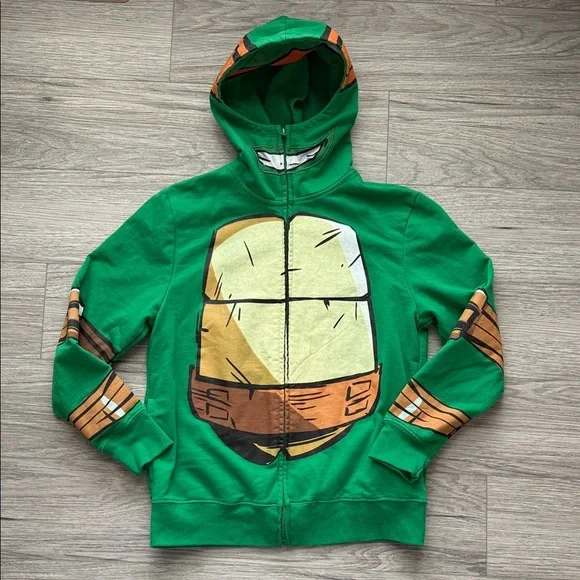 Green Ninja Turtle Hoodie Size L