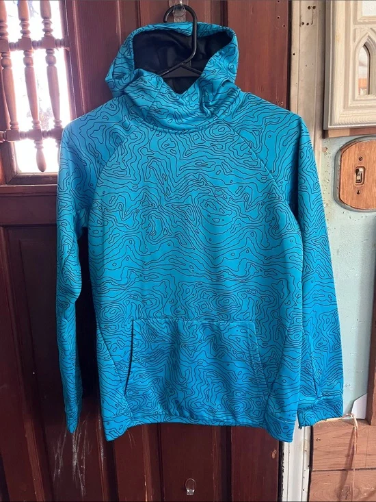 MTA Sport Blue Patterned Kids Hoodie Jacket