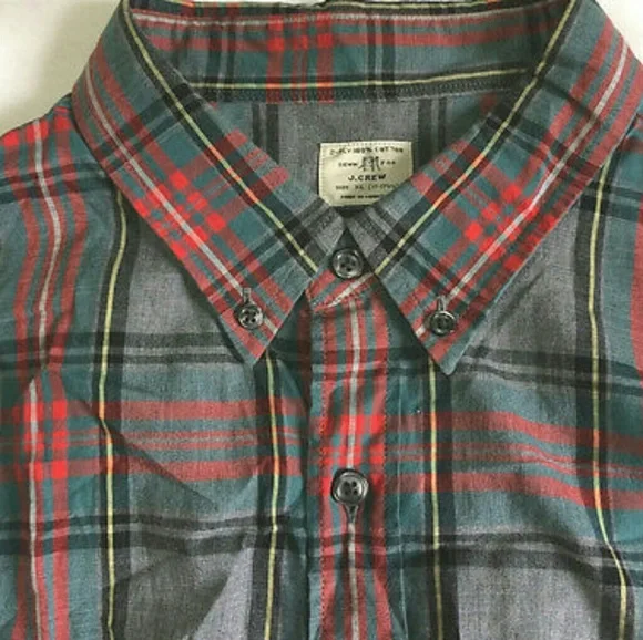 J.Crew shirt front buttons‎ cotton Men`s Sz XL​