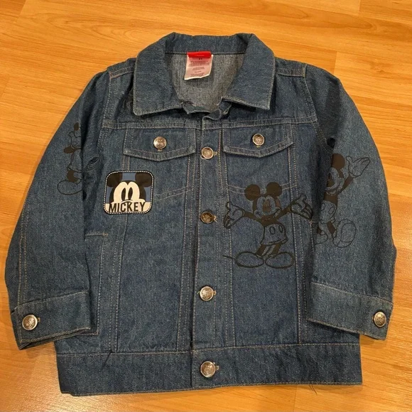 Disney Mickey Mouse‎ Kids Jean Jacket - Blue