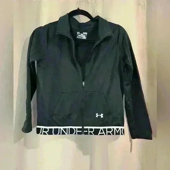 Kids Black Under Armour Jacket