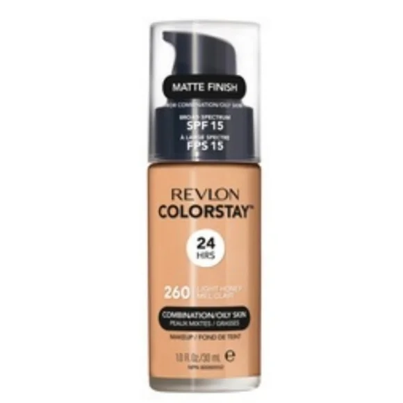 Revlon Colorstay Makeup Matte Combination/Oily, 260 Light Honey