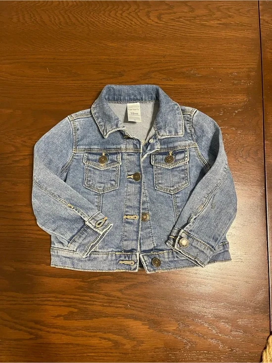 Carter's Classic Light Blue Denim Jacket for Kids