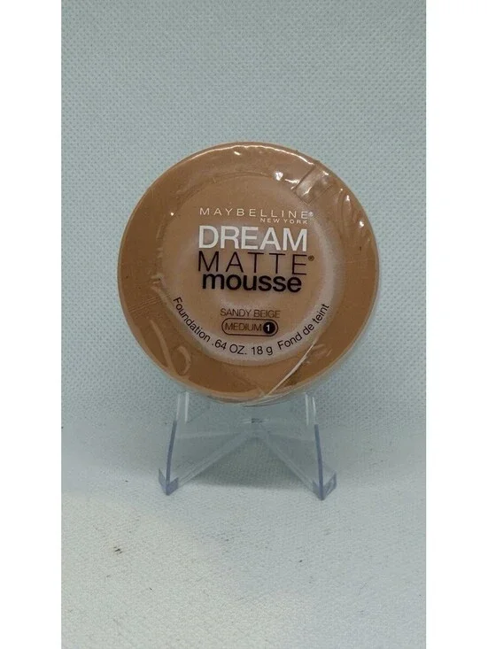 Discontinued Maybelline Dream Matte Mousse Shady Beige Medium 1 Sealed New!