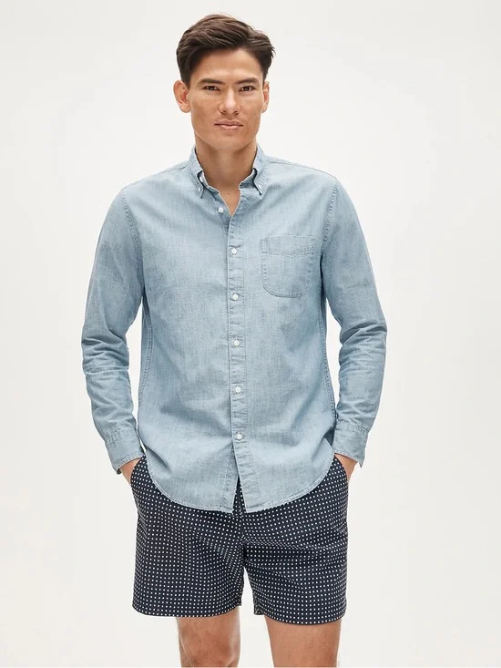 J. Crew Chambray Shirt - L